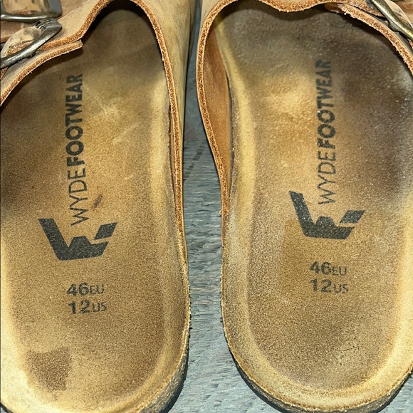 Wyde Footwear Maia Brown Buckle Sandals - EU 46 US 12 - Picture 2 of 16